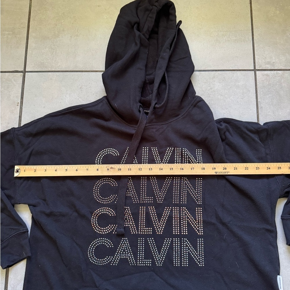 🔥 4 for $20 DEAL 🔥 Calvin Klein Crop Top Hoodie size L - Picture 7 of 7